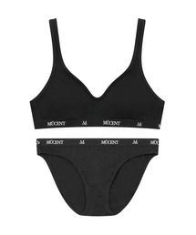 Outfitter lab（アウトフィッターラボ）の「【日本未発売/WEB限定】MUCENT(ムセント)/ノンワイヤー ブラ＆ショーツ 上下 セット/AUREN NO-WIRE OUT BAND BRALETTE PANTY SET（ブラ&ショーツ）」