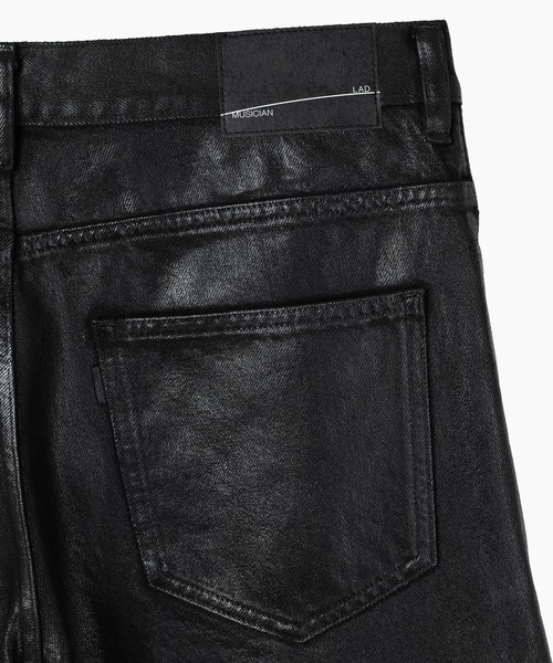 LAD MUSICIAN（ラッドミュージシャン）の「12oz COATING DENIM STRAIGHT PANTS（デニムパンツ・メンズ・ブラック・42/44/46）」の5枚目の写真