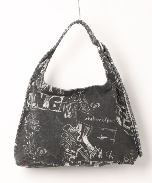 Desigual(デシグアル)の「Graffiti Logo Shoulder Bag/グラフィティロゴショルダーバッグ(ハンドバッグ・レディース・ブラック・FREE)」の2枚目の写真