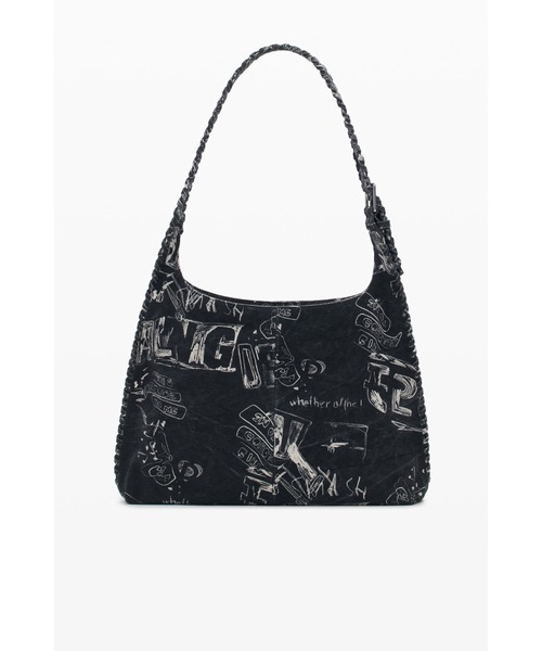 Desigual(デシグアル)の「Graffiti Logo Shoulder Bag/グラフィティロゴショルダーバッグ(ハンドバッグ・レディース・ブラック・FREE)」の6枚目の写真