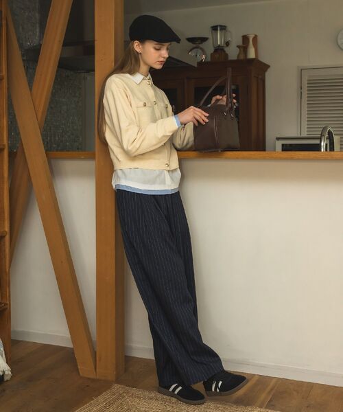 RETRO GIRL(レトロガール)の「モール金釦カーデ(カーディガン/ボレロ・レディース・ナチュラル/レッド/ブルー・FREE)」の18枚目の写真