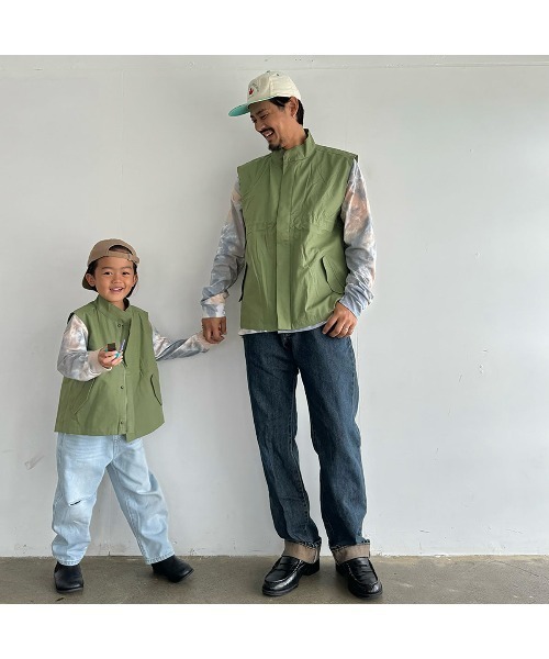 Fluffy BROTHERS（フラッフィーブラザーズ）の「綿リップベスト（大人サイズ）（ベスト・メンズ・アイボリー・M/L/XL）」の12枚目の写真