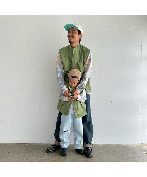 Fluffy BROTHERS（フラッフィーブラザーズ）の「綿リップベスト（大人サイズ）（ベスト・メンズ・アイボリー・M/L/XL）」の13枚目の写真