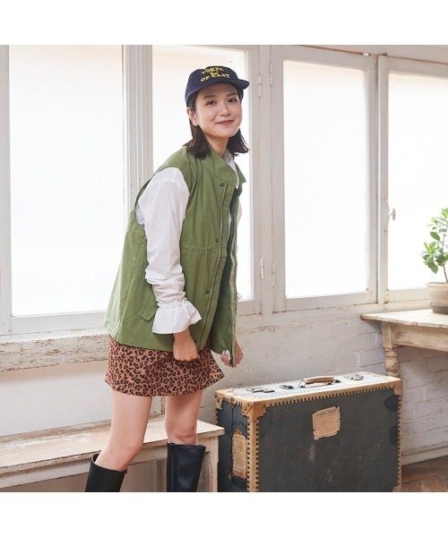 Fluffy BROTHERS（フラッフィーブラザーズ）の「綿リップベスト（大人サイズ）（ベスト・メンズ・アイボリー・M/L/XL）」の15枚目の写真
