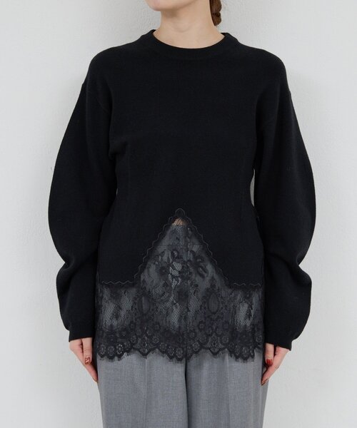 25th記念アイテム】レースコンビニット（ニット/セーター