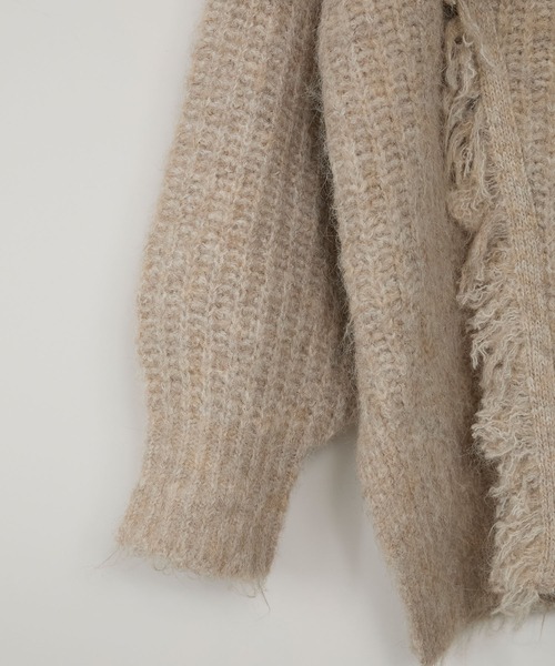 MONO-MART(モノマート)の「2WAY ミスティック ムード ニット(ニット/セーター・レディース・ブルー/ダークグリーン/グレー/アイボリー/ピンク/ブラウン/スミクロ・L/M)」の15枚目の写真