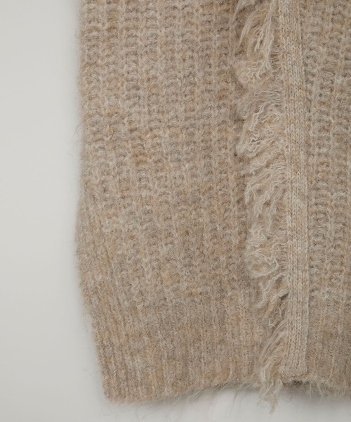 MONO-MART(モノマート)の「2WAY ミスティック ムード ニット(ニット/セーター・レディース・ブルー/ダークグリーン/グレー/アイボリー/ピンク/ブラウン/スミクロ・L/M)」の16枚目の写真