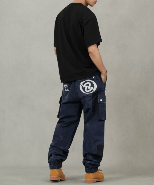 EVISU（エヴィス）の「【EVISU】HT SASHIKO DARUMA APPLIQUE S/S TEE / ブラック [2EAHTM5TS1171RXCT]（Tシャツ/カットソー・メンズ・ブラック・M/L）」の7枚目の写真