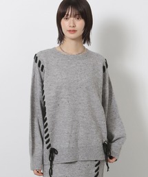 LAKOLE | ハンドステッチニットプルオーバー / 587460(ニット/セーター)