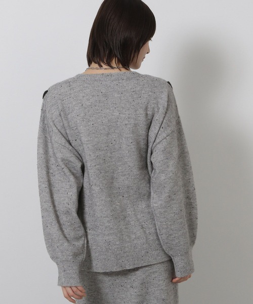 LAKOLE（ラコレ）の「ハンドステッチニットプルオーバー / 587460（ニット/セーター・レディース・アイボリー/グレー/ブルー/モカ・FREE）」の10枚目の写真