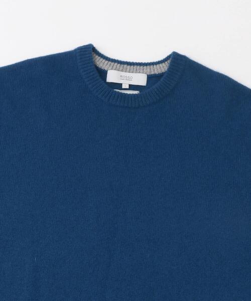 XLサイズあり』ハミルトンラムズウールエルボーパッチニット（ニット