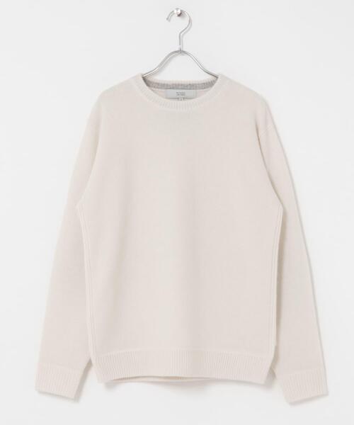 URBAN RESEARCH ROSSO MEN(アーバンリサーチロッソメン)の「『XLサイズあり』ハミルトンラムズウールエルボーパッチニット(ニット/セーター・メンズ・ネイビー/ブルー/ベージュ系その他/ベージュ/ブラック/チャコールグレー/ホワイト・X-LARGE/LARGE/MEDIUM/SMALL)」の17枚目の写真