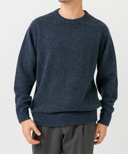 JAGUAR オーナー配布 セーター ラムウール スコットランド製 ネイビー