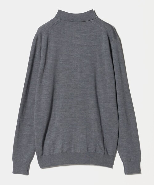 UNITED ARROWS(ユナイテッドアローズ)の「ウール ハイゲージ ニットポロシャツ(ポロシャツ・メンズ・ダークオレンジ/グレー系/ネイビー・M/S/XL/L)」の17枚目の写真