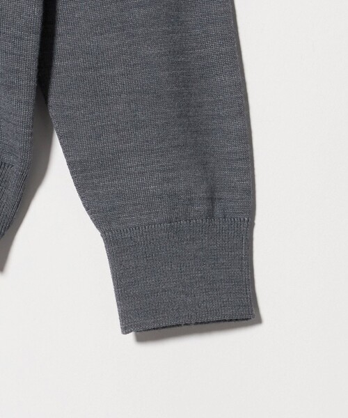 UNITED ARROWS(ユナイテッドアローズ)の「ウール ハイゲージ ニットポロシャツ(ポロシャツ・メンズ・ダークオレンジ/グレー系/ネイビー・M/S/XL/L)」の15枚目の写真