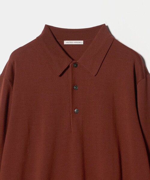 セール】ウール ハイゲージ ニットポロシャツ（ポロシャツ）｜UNITED