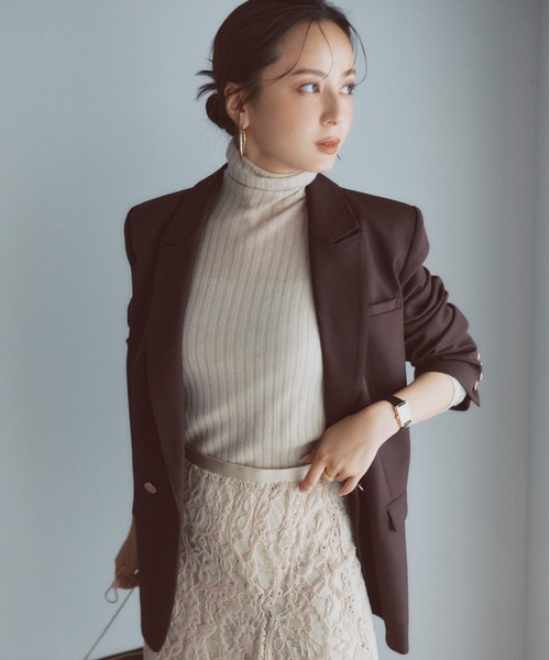 カシミヤ100シアータートルネックプルオーバー（ニット/セーター