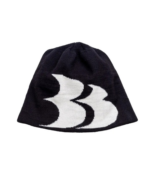 BASICKS(ベイシックス)の「BB Logo Beanie(ニットキャップ/ビーニー・メンズ・ブラック・FREE)」の1枚目の写真