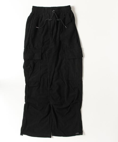 ARCADE（アーケード）の「ワイド コーデュロイカーゴパンツ 裾コード 裾絞りシルエット イージーパンツ仕様（カーゴパンツ・メンズ・ブラウン/ブラック/カーキ・S/M/L/XL/2XL）」の9枚目の写真