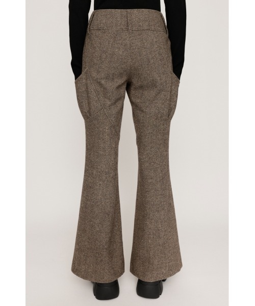 SLY（スライ）の「WIDE BELT FLARE PT ワイド ベルト フレアパンツ 秋服 冬服（スラックス・レディース・ブラウン系その他2/杢グレー・0/1）」の14枚目の写真