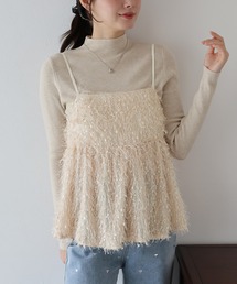 BLUEEAST | フェザーフリンジビスチェ(キャミソール)