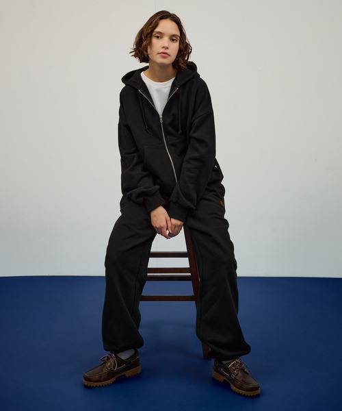 WETTEMPT（ウィテンプト）の「HEAVY WEIGHT ZIP PARKA / ヘビーウェイトジップパーカー（パーカー・メンズ・ブラック/グレー・SMALL/MEDIUM/LARGE）」の19枚目の写真