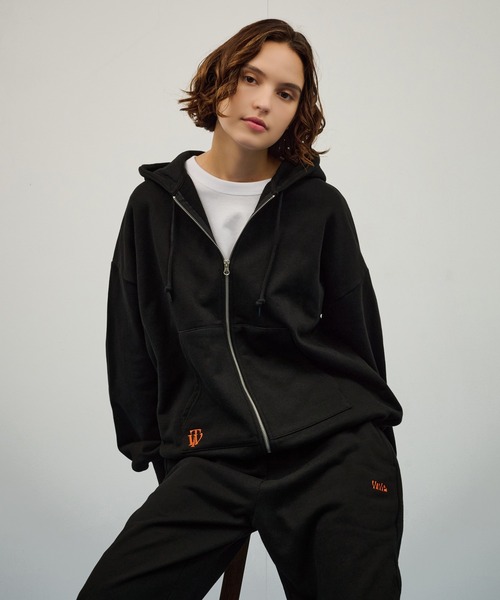 WETTEMPT（ウィテンプト）の「HEAVY WEIGHT ZIP PARKA / ヘビーウェイトジップパーカー（パーカー・メンズ・ブラック/グレー・SMALL/MEDIUM/LARGE）」の16枚目の写真