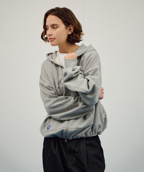 WETTEMPT（ウィテンプト）の「HEAVY WEIGHT ZIP PARKA / ヘビーウェイトジップパーカー（パーカー・メンズ・ブラック/グレー・SMALL/MEDIUM/LARGE）」の22枚目の写真