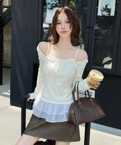 セール】overneath 別注 Garter Tank 072：タンクトップ（タンク