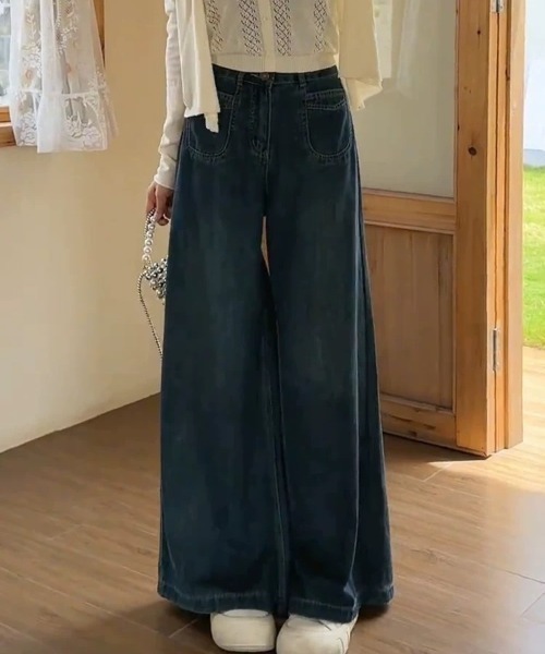 REBALANCE(リバランス)の「レイジールーズデニム(デニムパンツ・レディース・A・X-LARGE/LARGE/MEDIUM)」の1枚目の写真