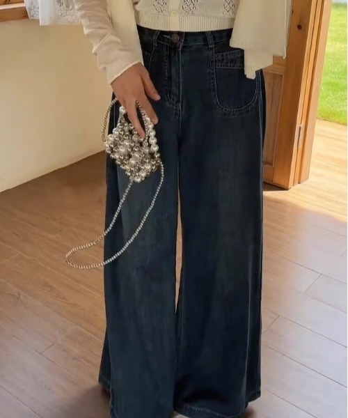 REBALANCE(リバランス)の「レイジールーズデニム(デニムパンツ・レディース・A・X-LARGE/LARGE/MEDIUM)」の5枚目の写真