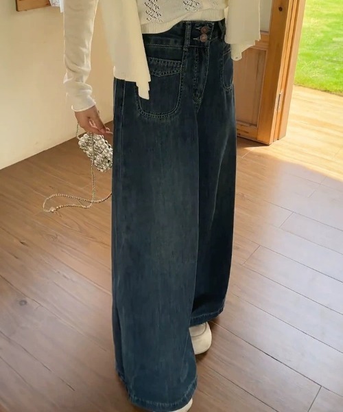 REBALANCE(リバランス)の「レイジールーズデニム(デニムパンツ・レディース・A・X-LARGE/LARGE/MEDIUM)」の6枚目の写真