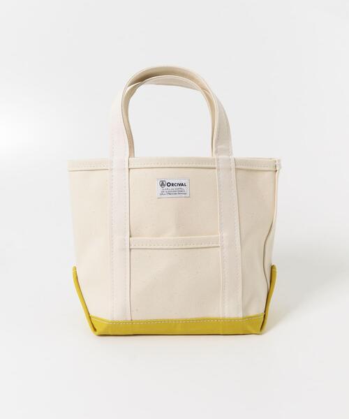 ORCIVAL(オーシバル)の「ORCIVAL TOTE BAG SMALL(トートバッグ・レディース・ホワイト系その他/チャコールグレー/グレー系その他/ライトグレー/ブラウン・ONE)」の2枚目の写真