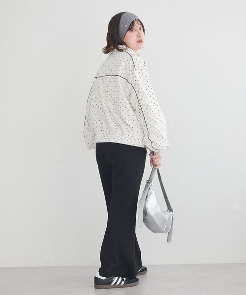 earth music&ecology（アースミュージックアンドエコロジー）の「センターシームフレアパンツ（その他パンツ・レディース・ピンク系その他2/バーガンディー/ブラック/ホワイト系その他2・S/M）」の19枚目の写真