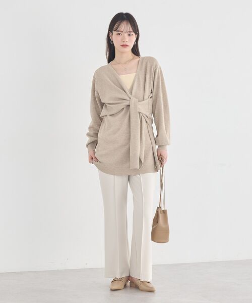 earth music&ecology（アースミュージックアンドエコロジー）の「センターシームフレアパンツ（その他パンツ・レディース・ピンク系その他2/バーガンディー/ブラック/ホワイト系その他2・S/M）」の13枚目の写真