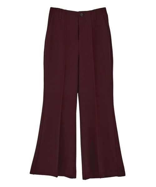 earth music&ecology（アースミュージックアンドエコロジー）の「センターシームフレアパンツ（その他パンツ・レディース・ピンク系その他2/バーガンディー/ブラック/ホワイト系その他2・S/M）」の17枚目の写真