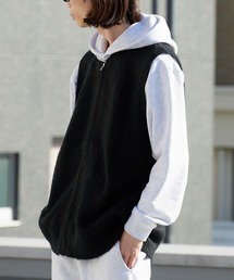 TOWNCRAFT | TOWNCRAFT/タウンクラフト SOLID SHAGGY ZIP VEST ボックスシルエット シャギーベスト(ベスト)