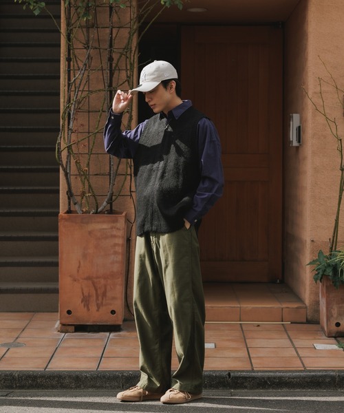 TOWNCRAFT（タウンクラフト）の「TOWNCRAFT/タウンクラフト SOLID SHAGGY ZIP VEST ボックスシルエット シャギーベスト（ベスト・メンズ・ブラック・M/L）」の13枚目の写真