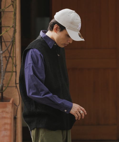 TOWNCRAFT（タウンクラフト）の「TOWNCRAFT/タウンクラフト SOLID SHAGGY ZIP VEST ボックスシルエット シャギーベスト（ベスト・メンズ・ブラック・M/L）」の21枚目の写真