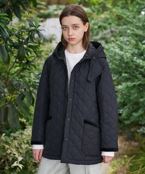 DRESSTERIOR（ドレステリア）の「【otonaMUSE 11月号掲載】レインキルティングブルゾン（ブルゾン・レディース・ブラック/オリーブ・36/38/34）」の3枚目の写真