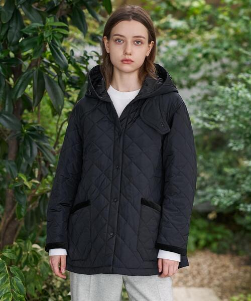 DRESSTERIOR（ドレステリア）の「【otonaMUSE 11月号掲載】レインキルティングブルゾン（ブルゾン・レディース・ブラック/オリーブ・36/38/34）」の4枚目の写真