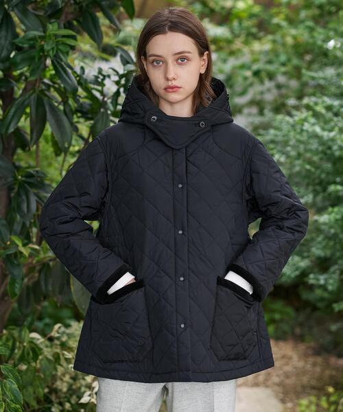 DRESSTERIOR（ドレステリア）の「【otonaMUSE 11月号掲載】レインキルティングブルゾン（ブルゾン・レディース・ブラック/オリーブ・36/38/34）」の5枚目の写真