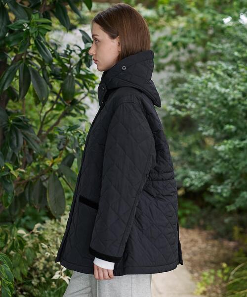 DRESSTERIOR（ドレステリア）の「【otonaMUSE 11月号掲載】レインキルティングブルゾン（ブルゾン・レディース・ブラック/オリーブ・36/38/34）」の7枚目の写真