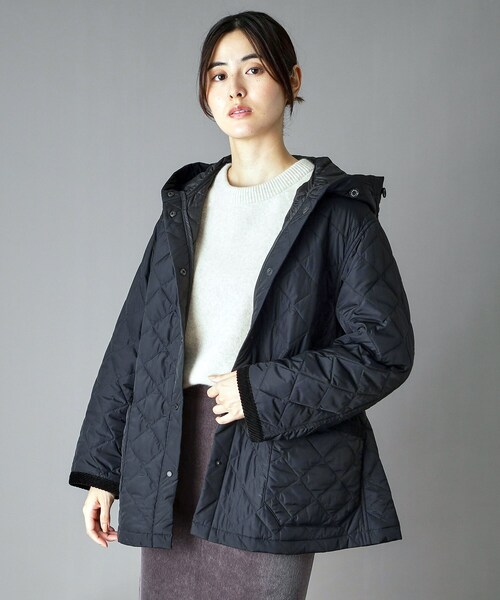 DRESSTERIOR（ドレステリア）の「【otonaMUSE 11月号掲載】レインキルティングブルゾン（ブルゾン・レディース・ブラック/オリーブ・36/38/34）」の21枚目の写真