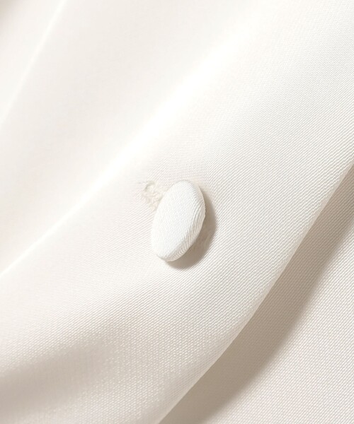 Demi-Luxe BEAMS(デミルクス ビームス)の「BEAMS SALON / シルキー パフブラウス【セレモニー・オケージョン】(シャツ/ブラウス・レディース・オフホワイト/チャコールグレー・36/38)」の8枚目の写真