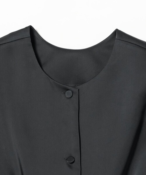 Demi-Luxe BEAMS(デミルクス ビームス)の「BEAMS SALON / シルキー パフブラウス【セレモニー・オケージョン】(シャツ/ブラウス・レディース・オフホワイト/チャコールグレー・36/38)」の10枚目の写真