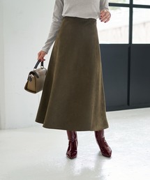 STYLE DELI | スッキリとしたスエード調Aラインスカート(スカート)