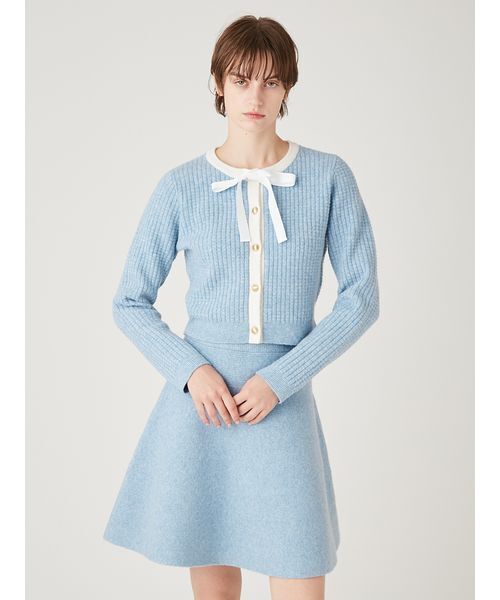 FURFUR（ファーファー）の「マリンボーダーニットワンピース