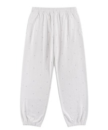 A'GEM/9 × .kom 『UNKNOWN LONDON/アンノウン ロンドン』 Tiny Cross Glitter Sweat Pants/タイクロス グリッター スウェットパンツ
