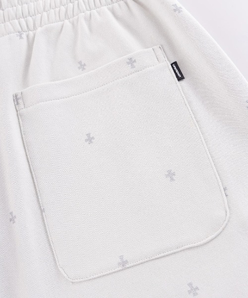 UNKNOWN LONDON(アンノウン・ロンドン)の「A'GEM/9 × .kom 『UNKNOWN LONDON/アンノウン ロンドン』 Tiny Cross Glitter Sweat Pants/タイクロス グリッター スウェットパンツ(スウェットパンツ・メンズ・オフホワイト/ブラック・S/M)」の20枚目の写真